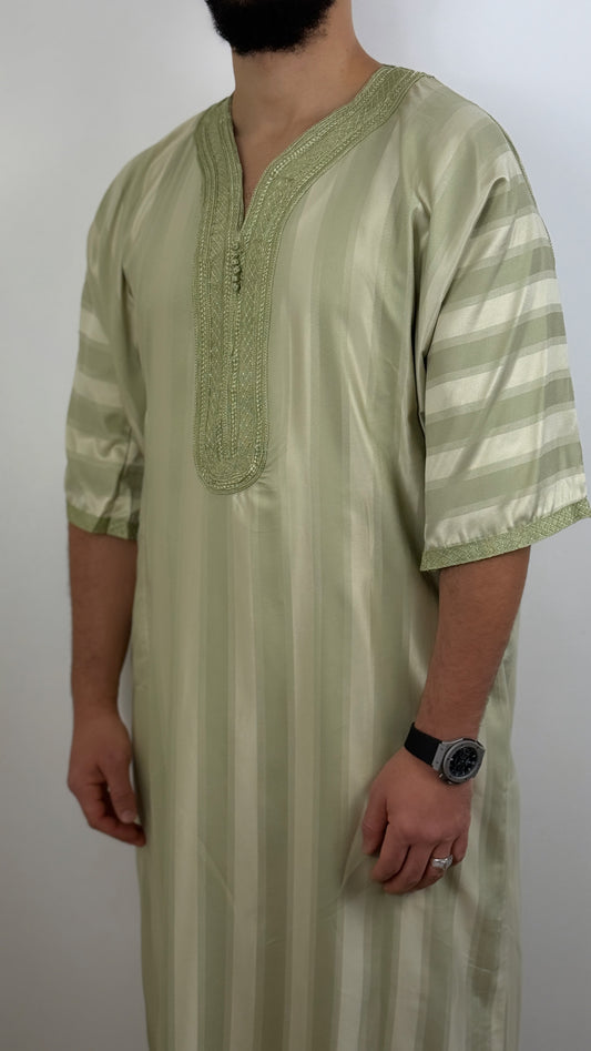 Moroccan Thobe Jawehara slim fit Jubbah kandora