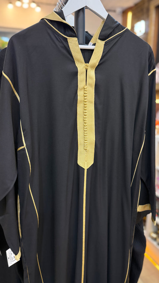 Hooded Gabardine  Moroccan thobe