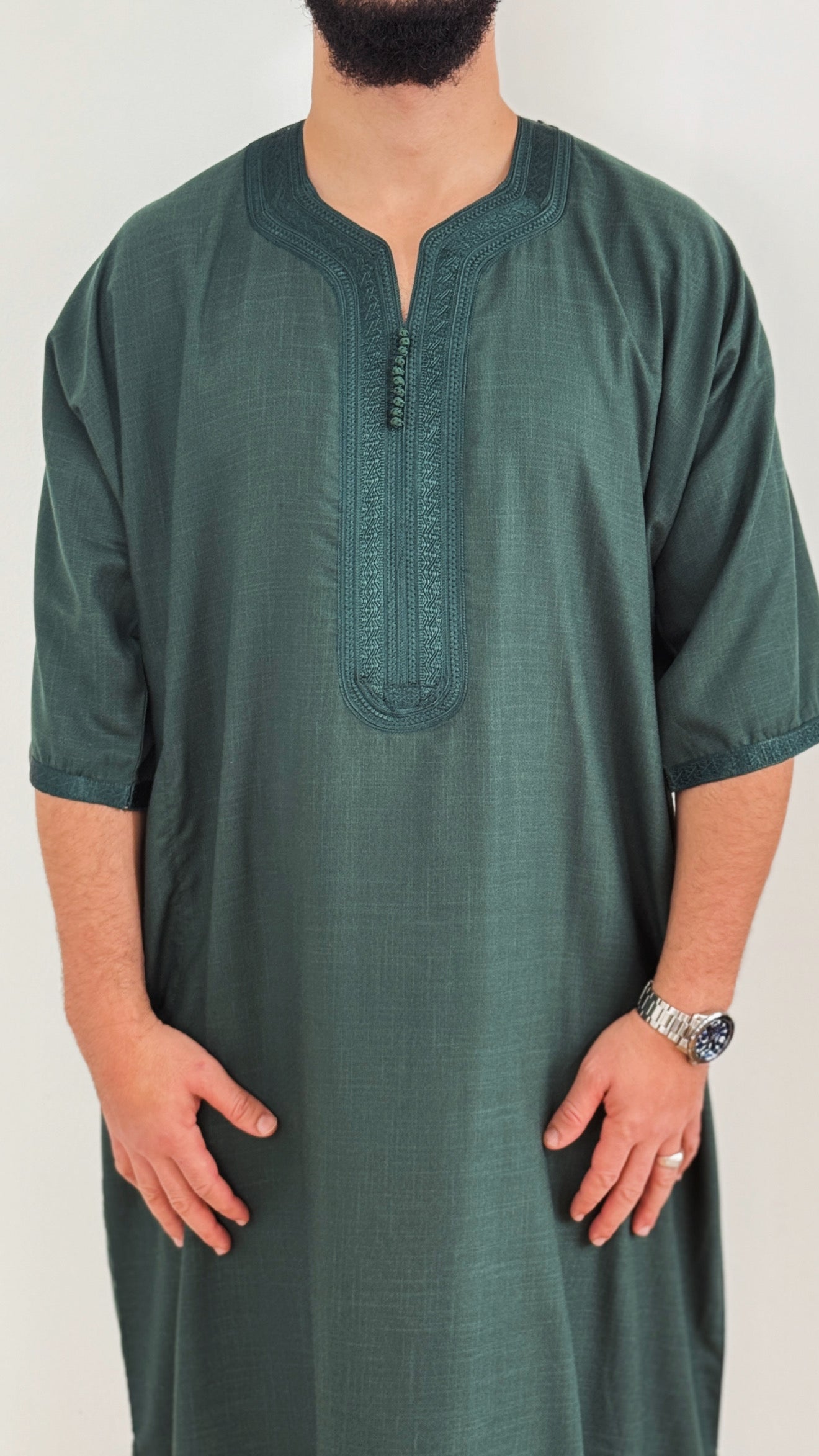 Moroccan  linen Thobe jubbah