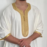 Linen blend Thobe Moroccan