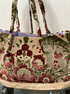 Vintage Bag- using recycled moroccan fabrics