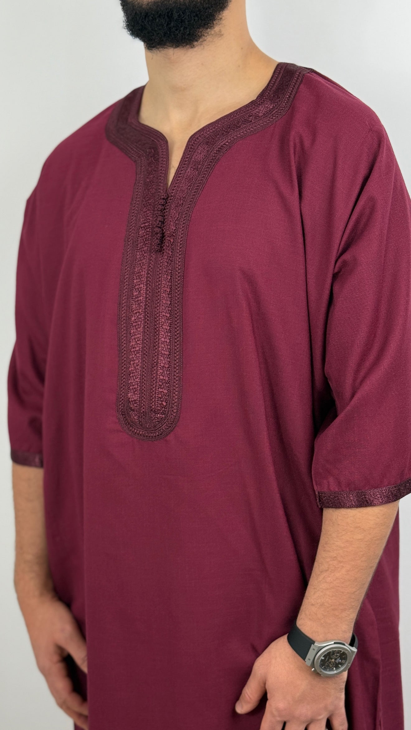 Moroccan  linen Thobe jubbah