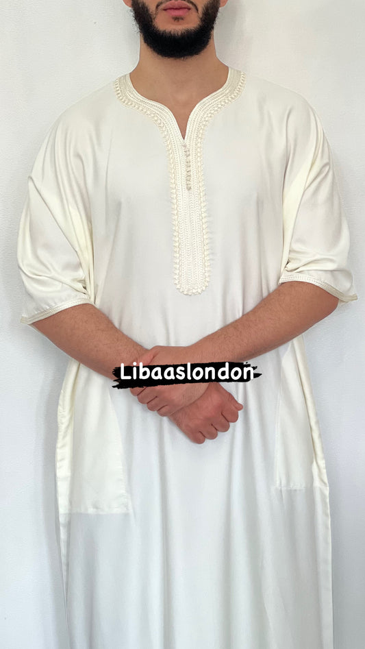 ثوب اسلامي مغربي تقليدي ذو جيبين