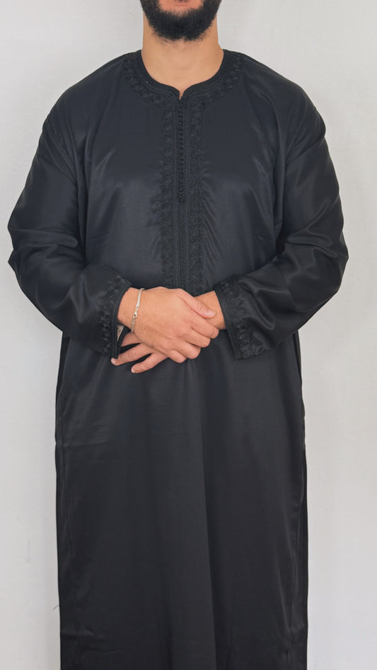 kaftan GabardineThobe Long sleeve  style Moroccan