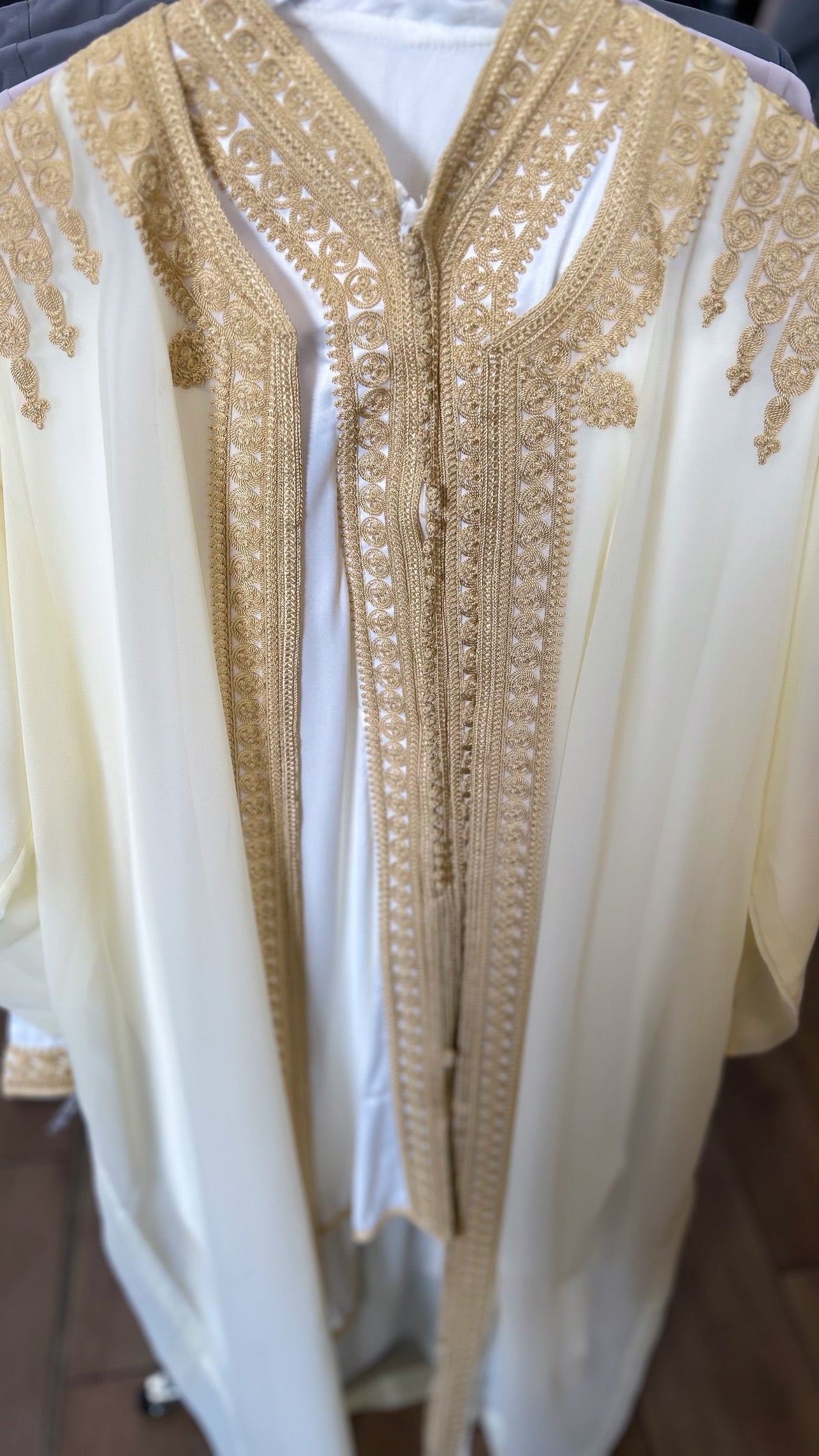 طقم ثوب نكاح مكون من 3 قطع