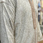 winter wazania Hooded djellaba beige brown