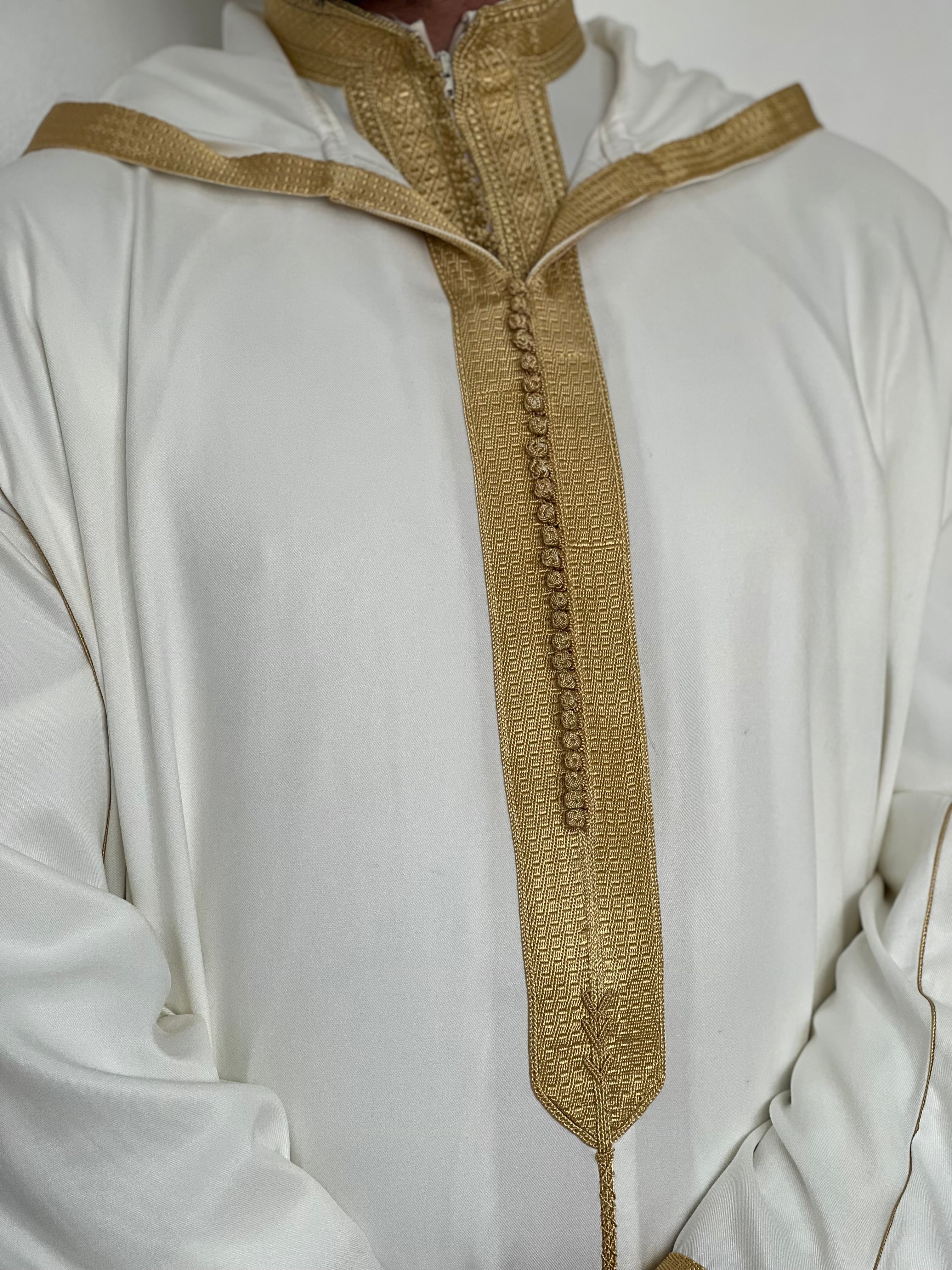 Hooded Gabardine  Moroccan thobe