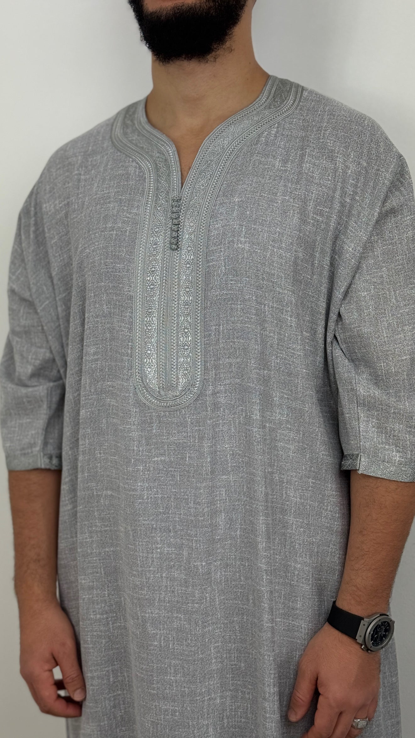 Moroccan  linen Thobe jubbah