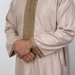 Kaftan Collar Thobe Long Sleeve