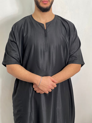 Thobe Shiny Everyday Simple- Men’s djellaba, Jubbah, Islamic Thobe, kandora, Kaftan