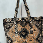 Vintage Shoulder bag - Made out of Moroccan Carpet