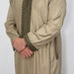 Kaftan Collar Thobe Long Sleeve