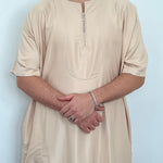 Thobe Shiny Everyday Simple- Men’s djellaba, Jubbah, Islamic Thobe, kandora, Kaftan