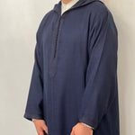 Hooded djellaba linen Moroccan djellaba