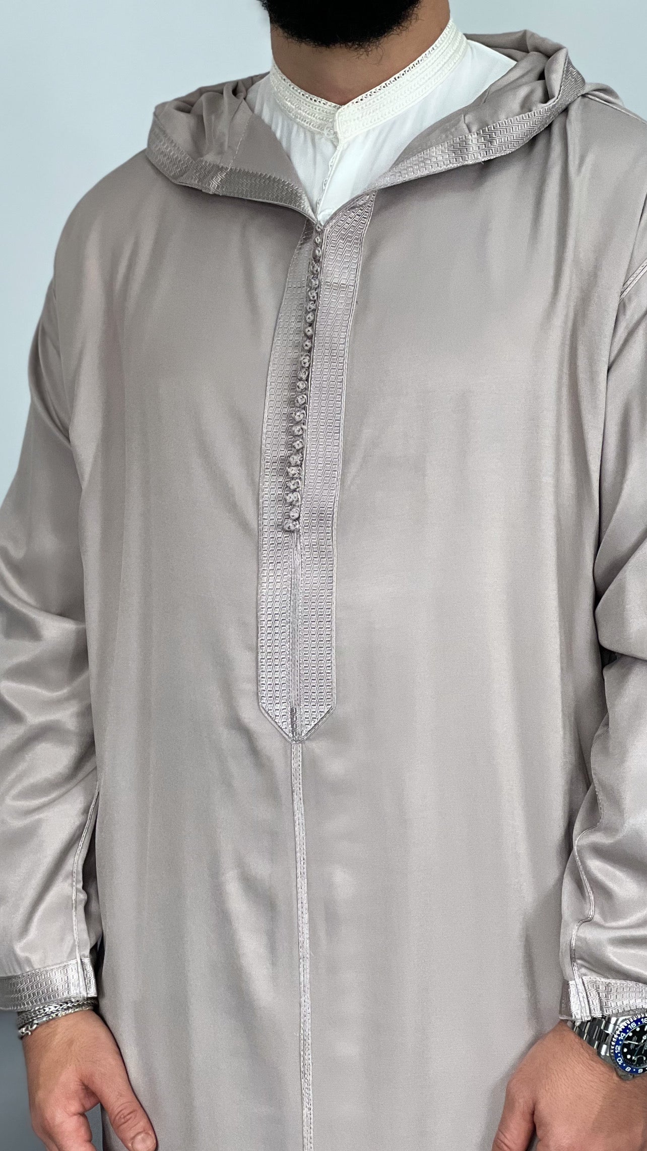 Hooded Gabardine  Moroccan thobe