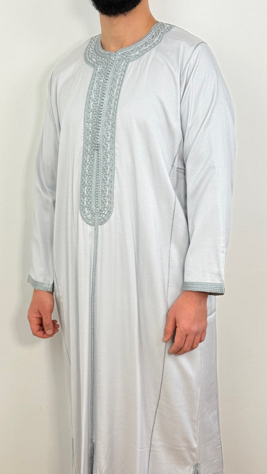 Long Sleeve Thobe Moroccan Kaftan