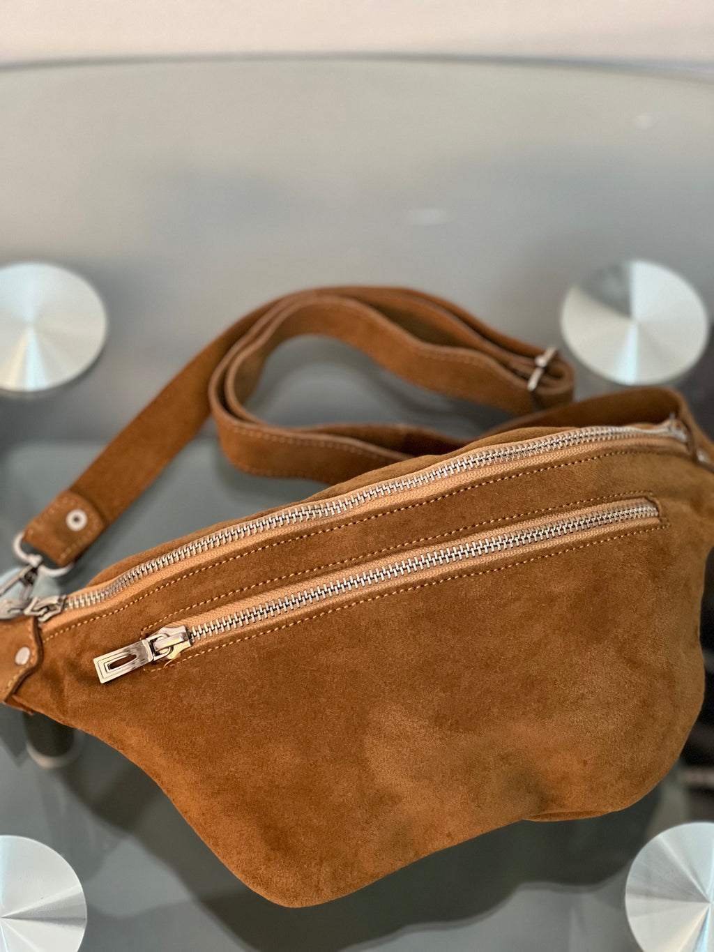 Waist bag Fanny Pack - Suede