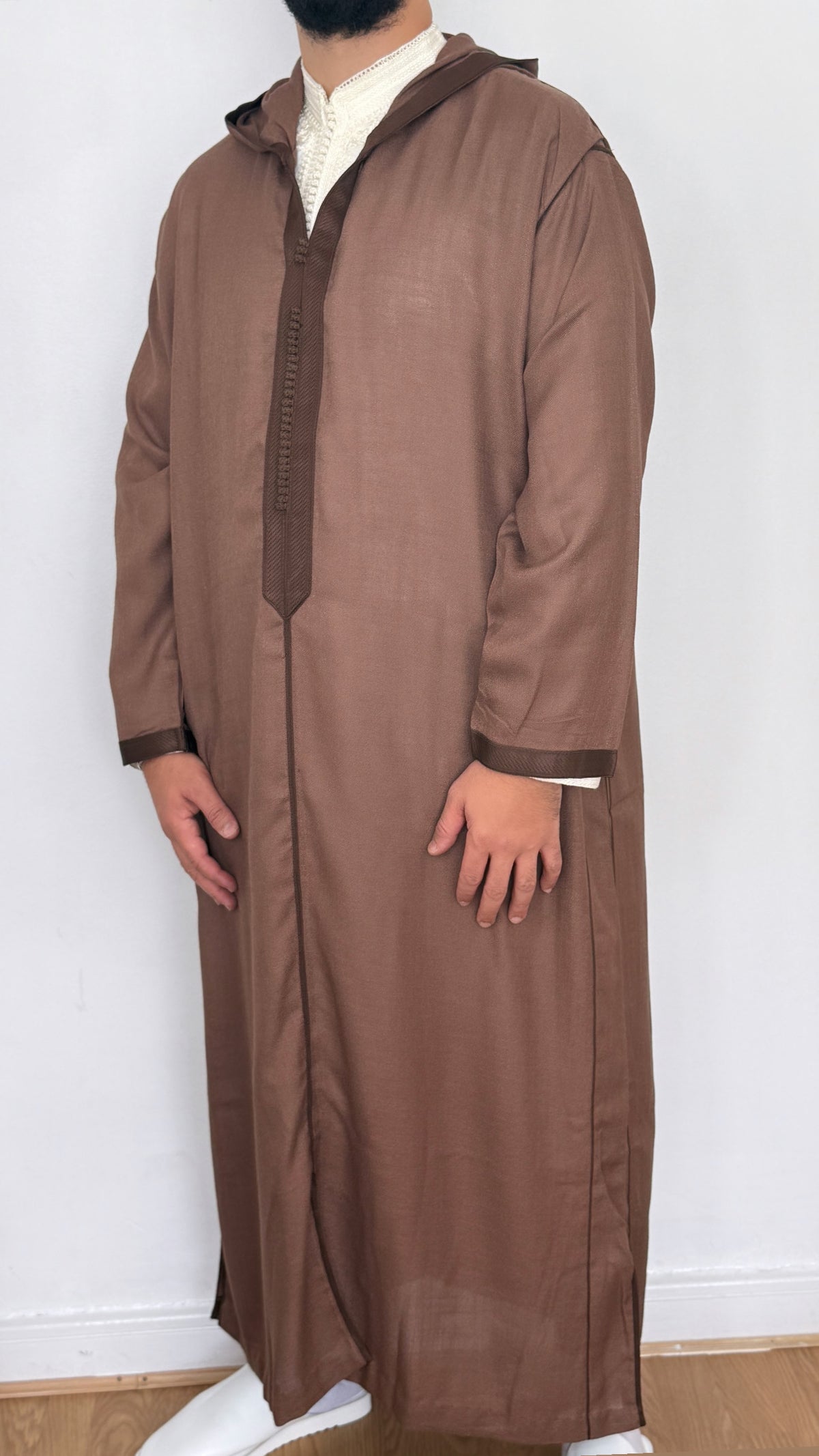 Hooded Djellaba Moroccan Linen