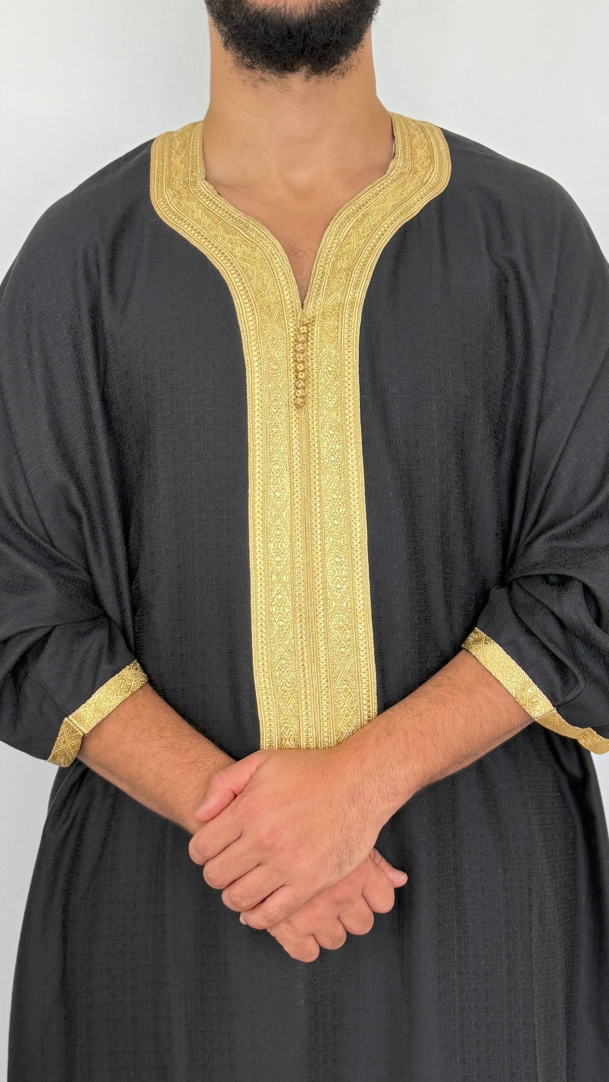 Linen blend Thobe Moroccan