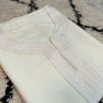 Linen blend Thobe Moroccan