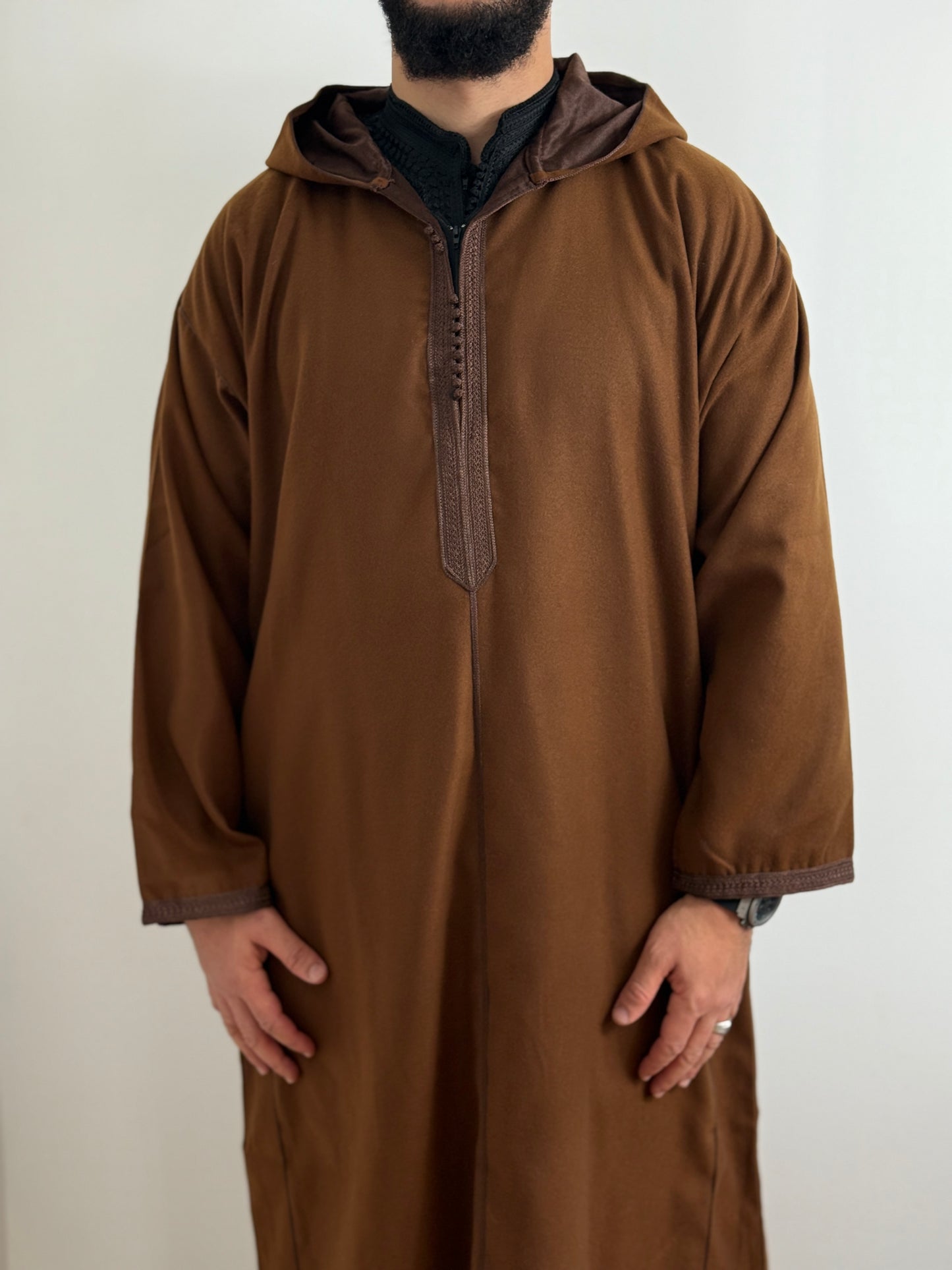 Winter Moroccan Hooded Djellaba Jubbah