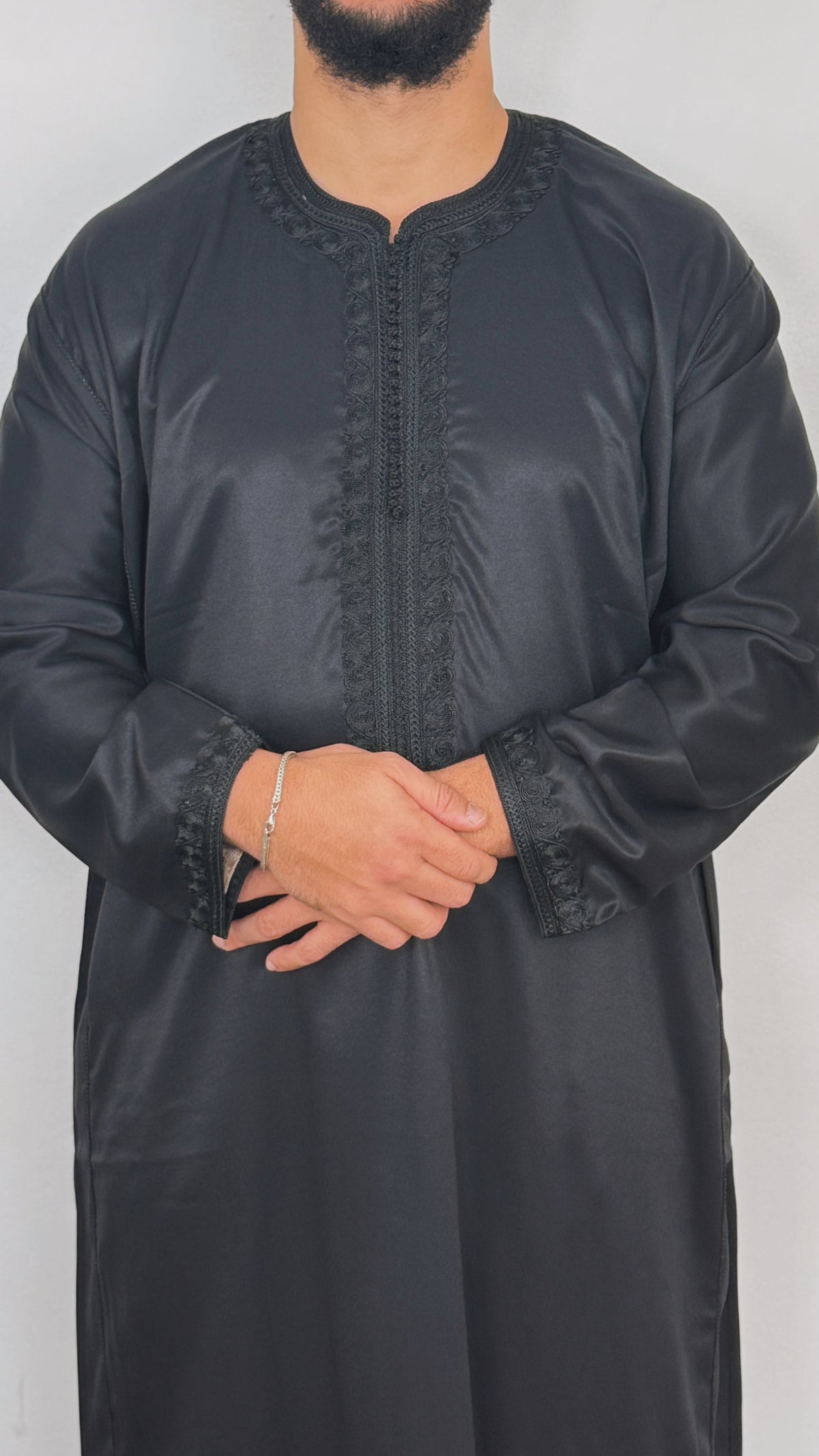 kaftan GabardineThobe Long sleeve  style Moroccan