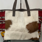 Tote bag Shoulder bag - Cow Fur Leather