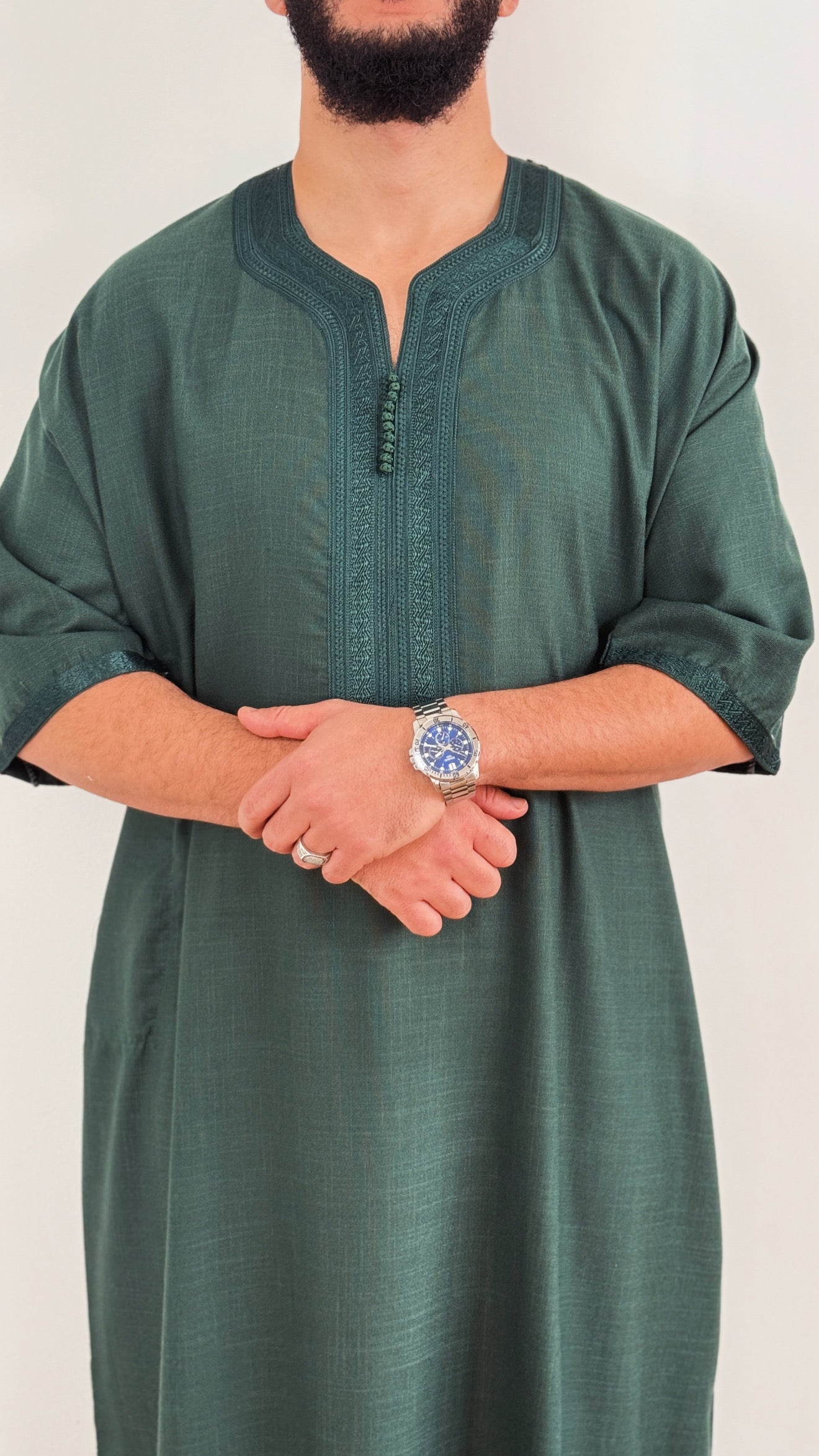 Moroccan  linen Thobe jubbah