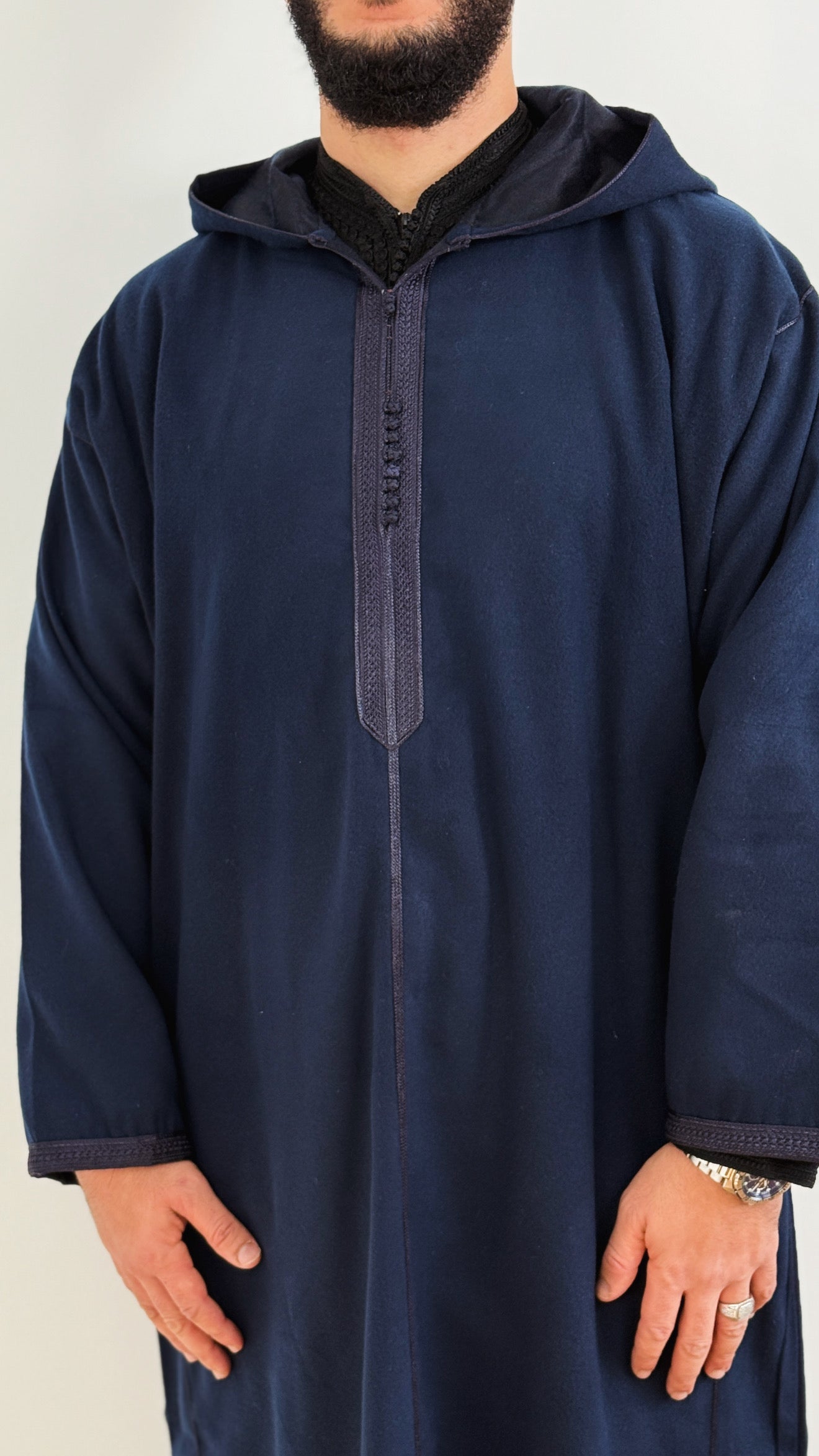 Winter Moroccan Hooded Djellaba Jubbah
