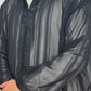 Hooded Premium Nikkah Djellaba Strip see through