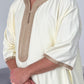 Linen blend Thobe Moroccan