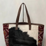 Tote bag Shoulder bag - Cow Fur Leather