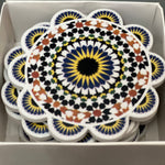 Mosaic cup coasters