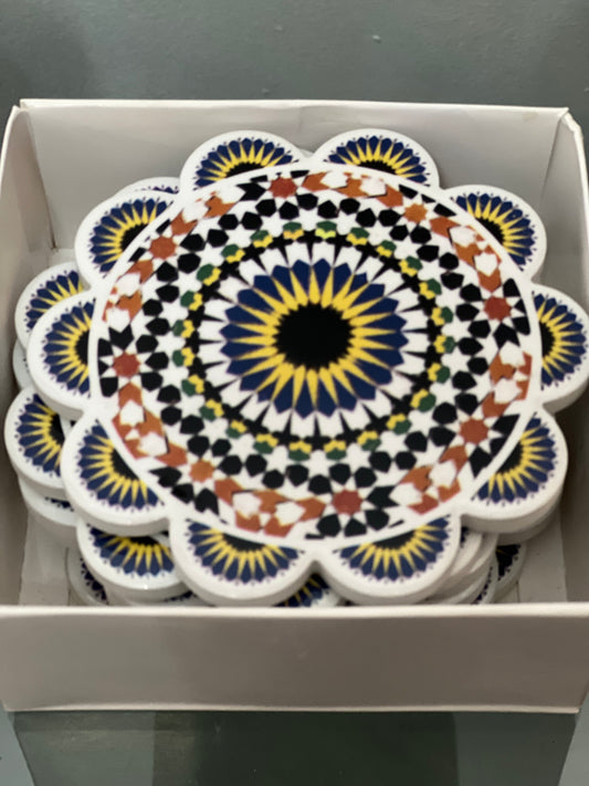Home Mosaic cup coasters