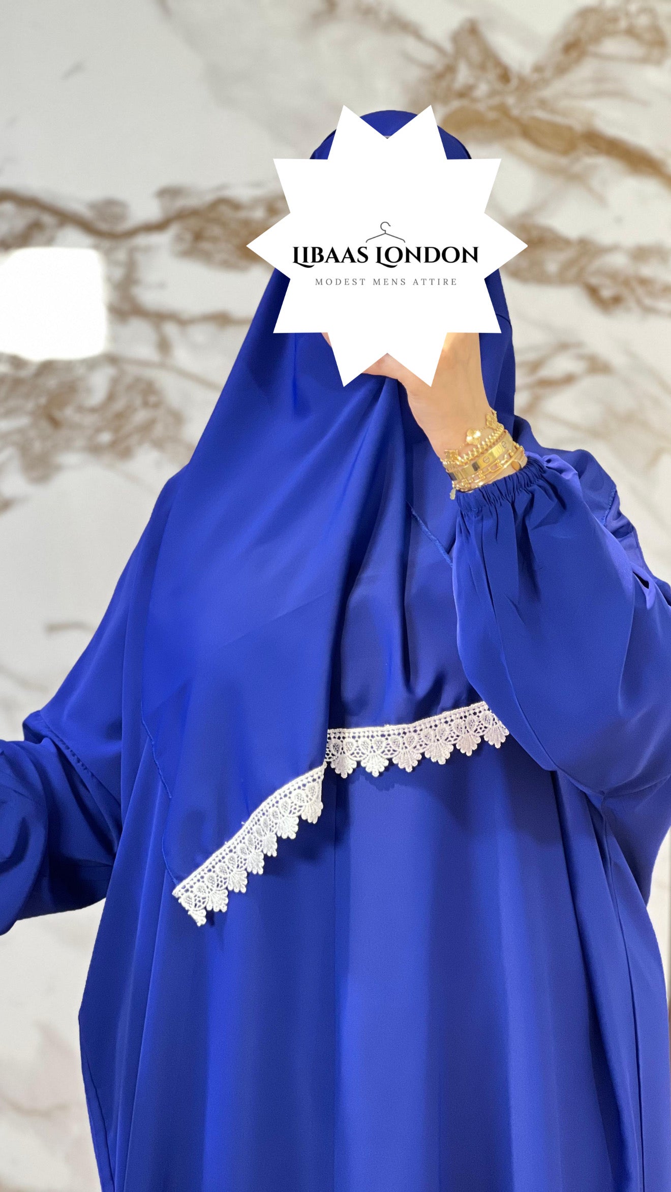 Modest Prayer Abaya with Hijab Set