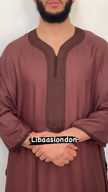 ثوب رجالي مزيج من القطن! كندورة إسلامية