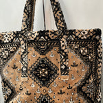 Vintage Shoulder bag - Made out of Moroccan Carpet