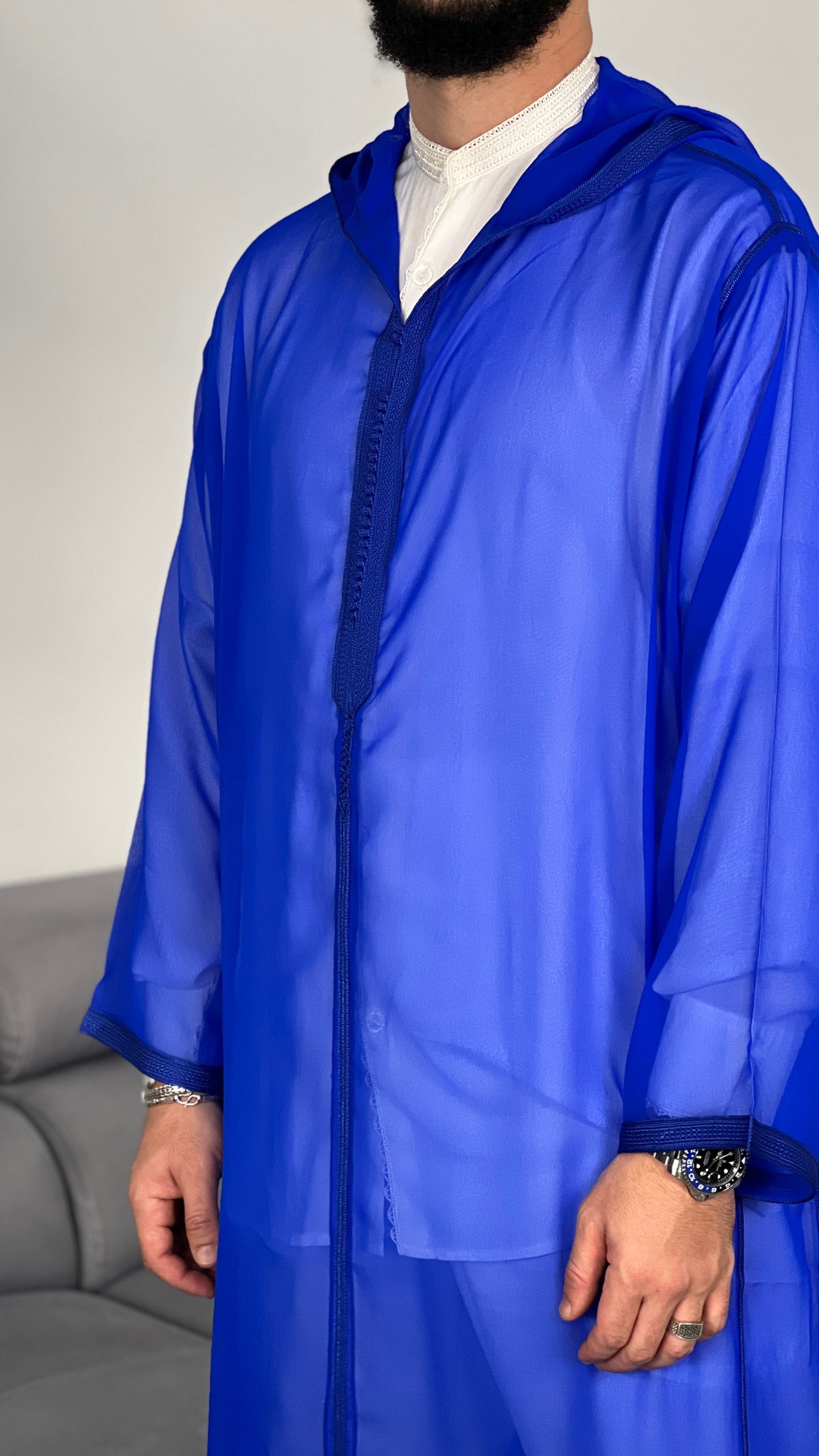 قسط Nikkah مقنع ثوب الجلابة انظر من خلال