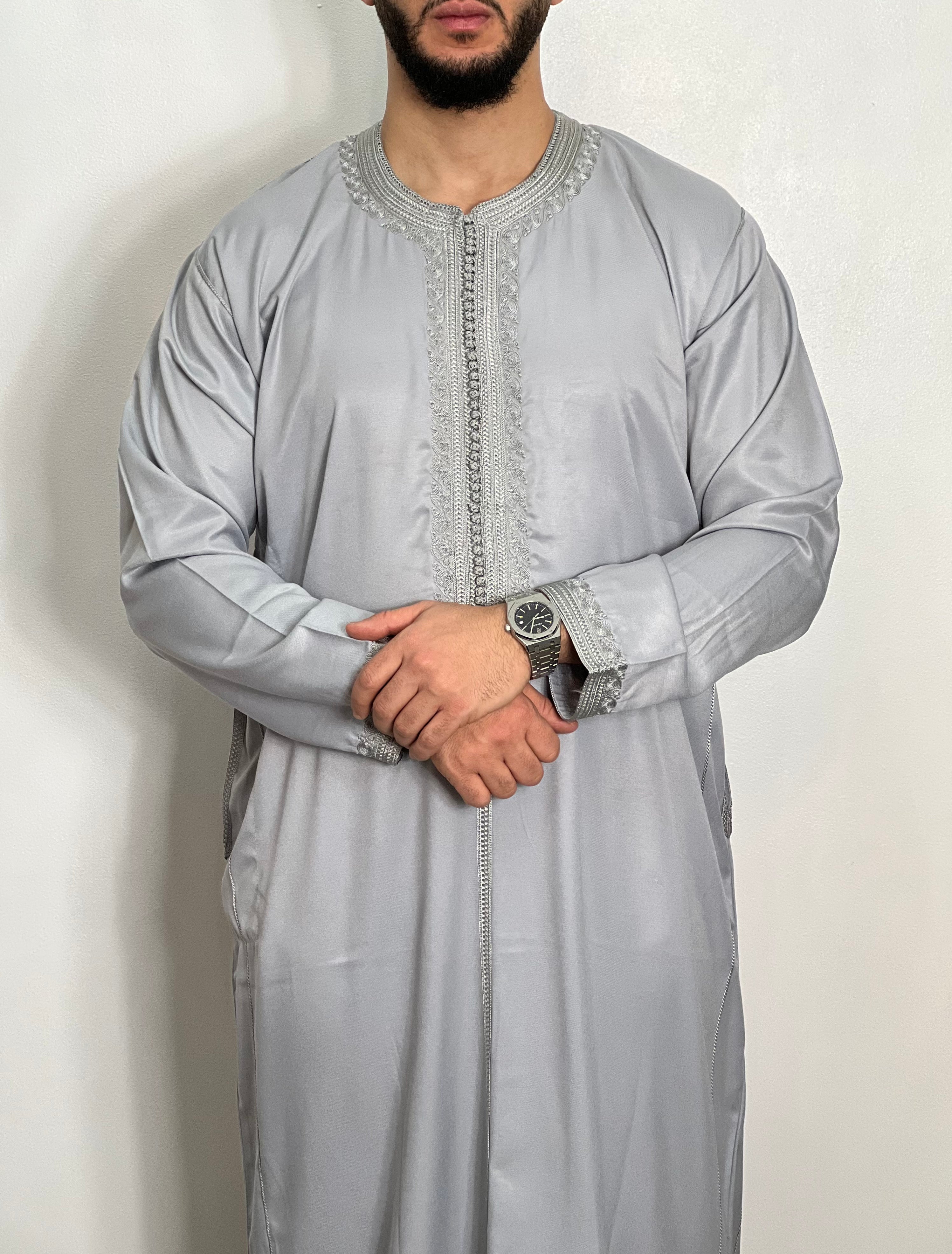 Long sleeve Kaftan  slim fit style Moroccan New collection 2024