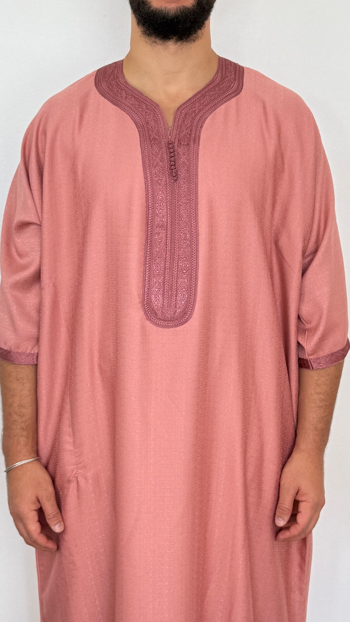 Linen blend Thobe Moroccan