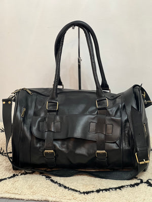 Real leather Bag - large handmade