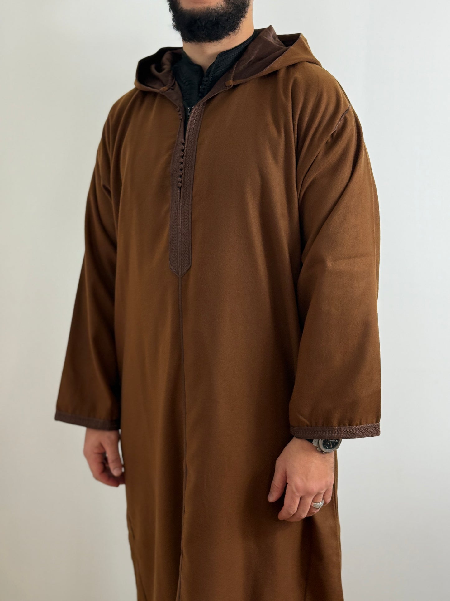 Winter Moroccan Hooded Djellaba Jubbah