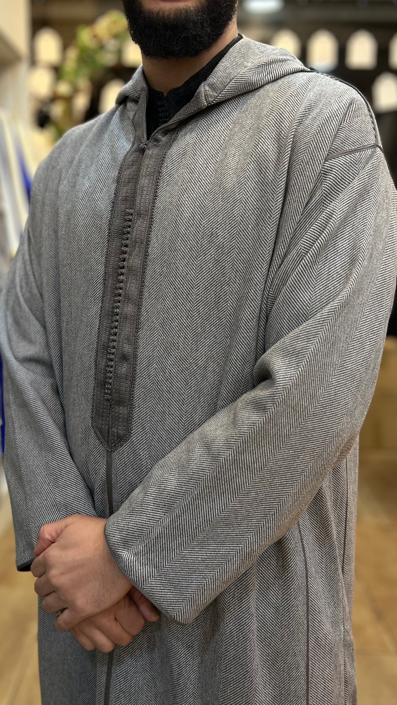 Winter Hooded Moroccan djellaba