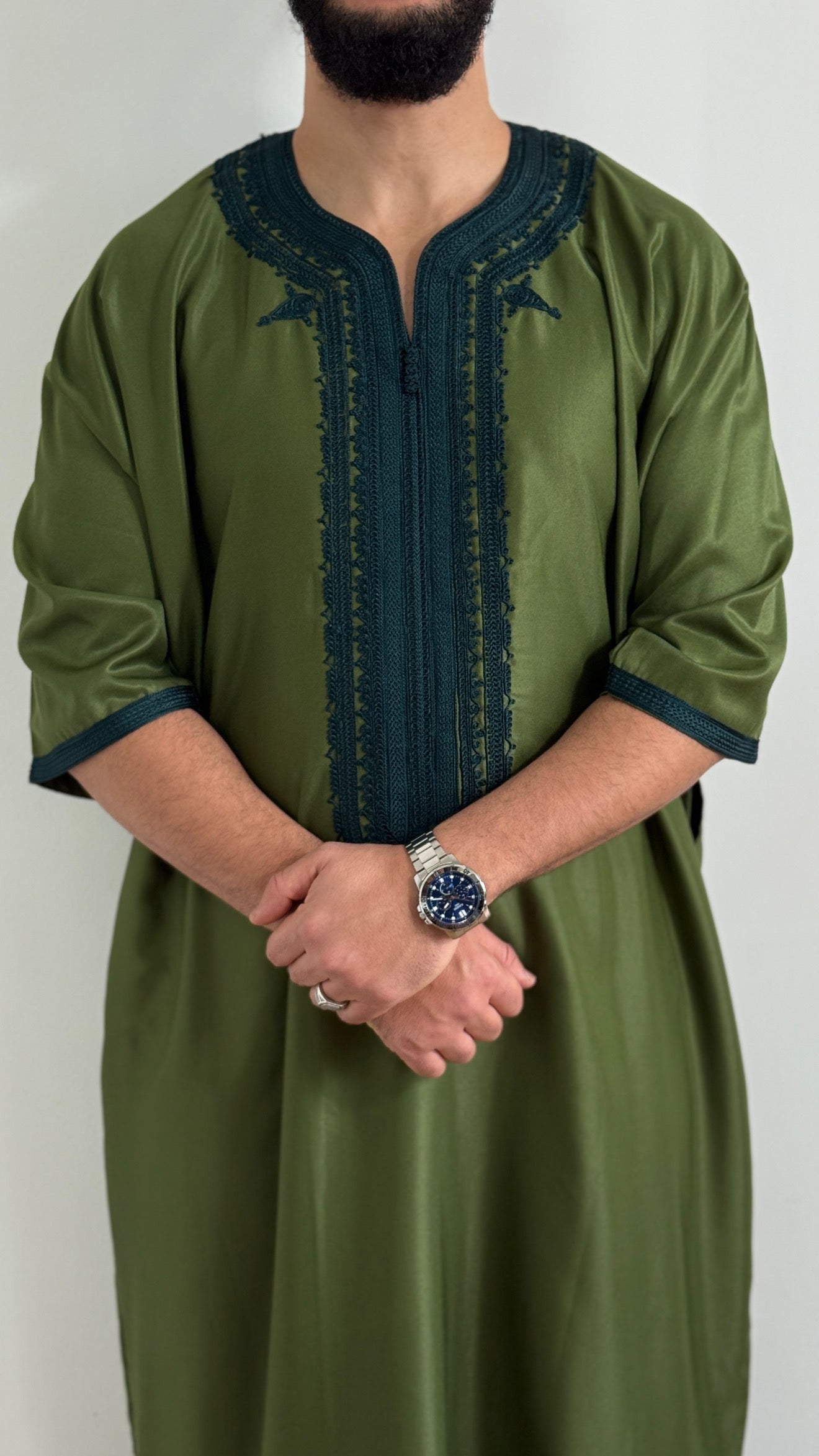 Thobe Gabardine Embroidery Jubbah Thobe kandora