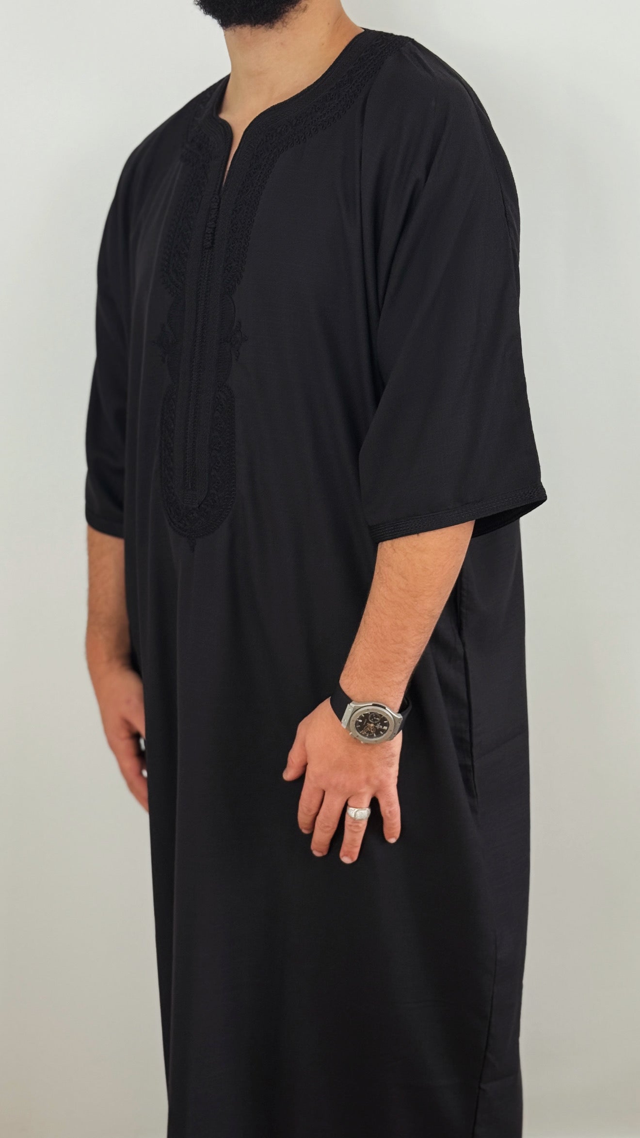 ثوب يومي للرجال جبة كندورة إسلامية 