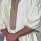 Linen blend Thobe Moroccan