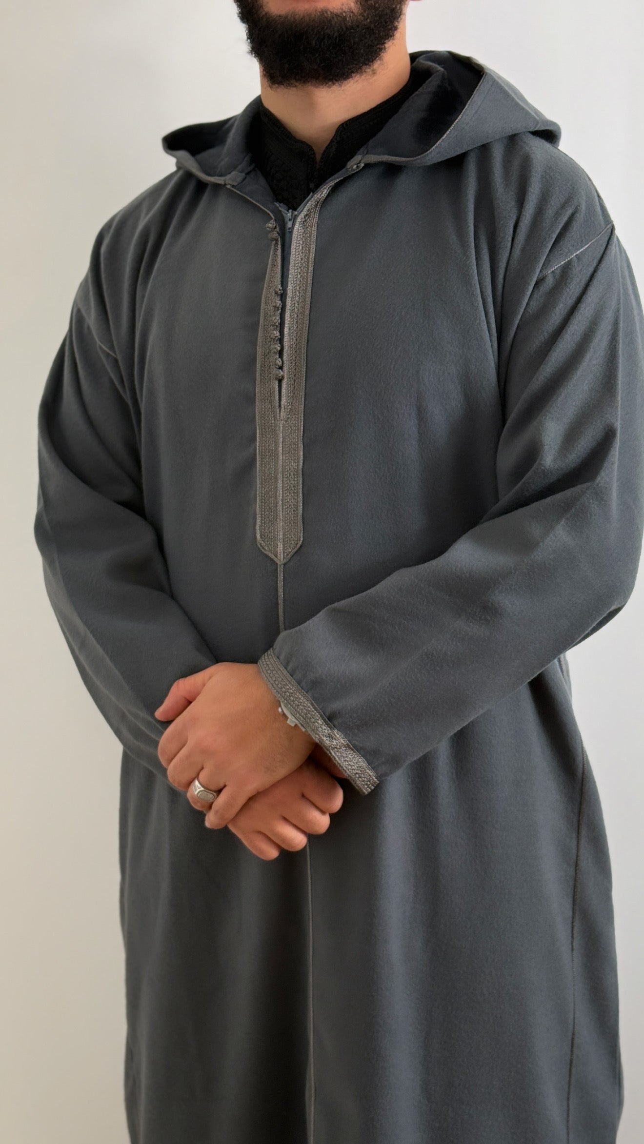 Winter Moroccan Hooded Djellaba Jubbah