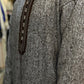 winter Hooded wazania djellaba Brown