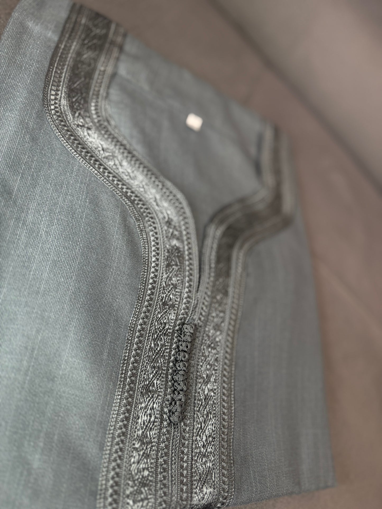 Mens Linen crep Moroccan thobe