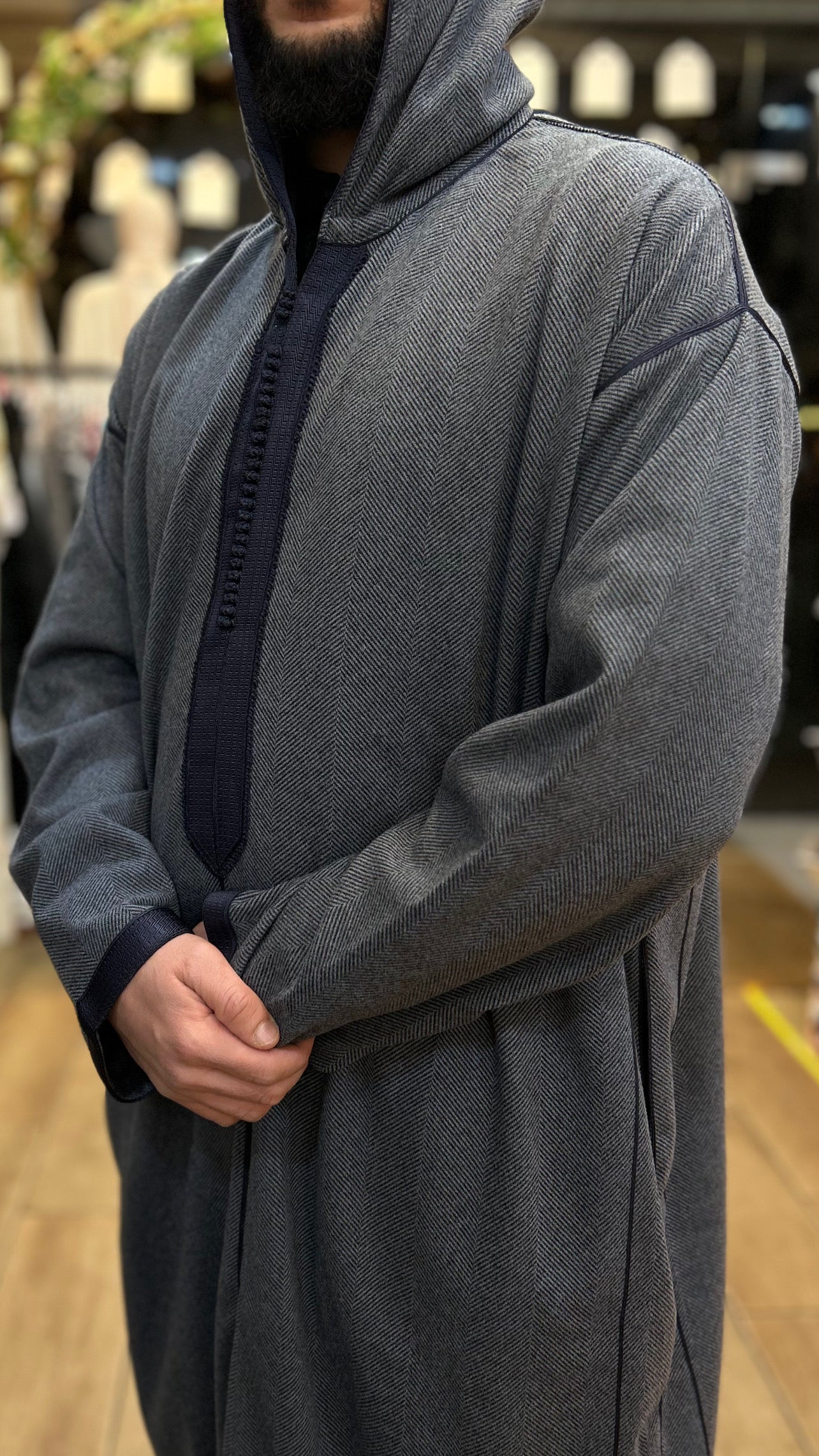 Winter Hooded Moroccan djellaba